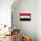 Iraq Flag Design with Wood Patterning - Flags of the World Series-Philippe Hugonnard-Framed Stretched Canvas displayed on a wall