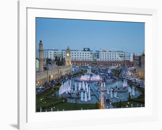 Iraq, Kurdistan, Erbil, Shar Park (City Center Park) and Qaysari Bazaars-Jane Sweeney-Framed Photographic Print