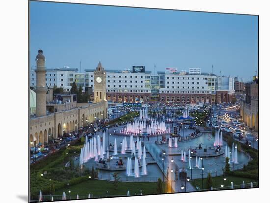 Iraq, Kurdistan, Erbil, Shar Park (City Center Park) and Qaysari Bazaars-Jane Sweeney-Mounted Photographic Print