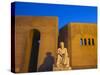 Iraq, Kurdistan, Erbil, Statue of Mubarak Ben Ahmed Sharaf-Aldin at Main Entrance To the Citadel-Jane Sweeney-Stretched Canvas