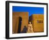 Iraq, Kurdistan, Erbil, Statue of Mubarak Ben Ahmed Sharaf-Aldin at Main Entrance To the Citadel-Jane Sweeney-Framed Photographic Print