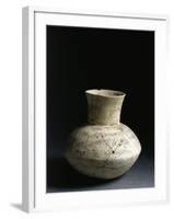 Iraq, Tell Abu Husaini, Vase with Herringbone Pattern Decoration-null-Framed Giclee Print