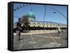 Iraqi Children Play Soccer on a Deserted Street-null-Framed Stretched Canvas
