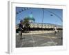 Iraqi Children Play Soccer on a Deserted Street-null-Framed Photographic Print