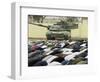 Iraqi Shiite Muslims Pray on the First Day of Eid Al-Fitr-null-Framed Photographic Print