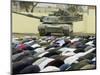 Iraqi Shiite Muslims Pray on the First Day of Eid Al-Fitr-null-Mounted Photographic Print