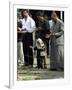 Iraqis, Inluding a Little Girl, Pause to Pray-null-Framed Photographic Print