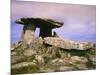 Ireland, Burren. Ancient Poulnabrone Dolman tomb-Jaynes Gallery-Mounted Photographic Print