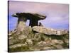 Ireland, Burren. Ancient Poulnabrone Dolman tomb-Jaynes Gallery-Stretched Canvas
