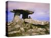 Ireland, Burren. Ancient Poulnabrone Dolman tomb-Jaynes Gallery-Stretched Canvas