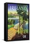 Ireland by Cie-null-Framed Stretched Canvas