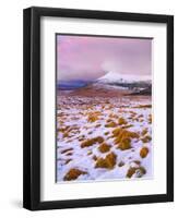 Ireland, Co.Donegal, Derryveagh mountains, Muckish in snow-Shaun Egan-Framed Photographic Print