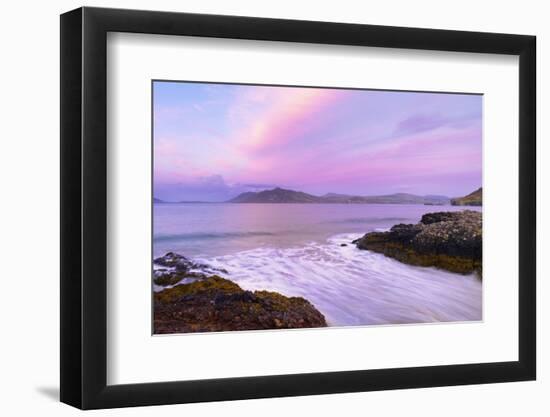 Ireland, Co.Donegal, Fanad, Ballymastoker bay at dusk-Shaun Egan-Framed Photographic Print