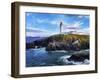 Ireland, Co.Donegal, Fanad, Fanad lighthouse at dusk-Shaun Egan-Framed Photographic Print