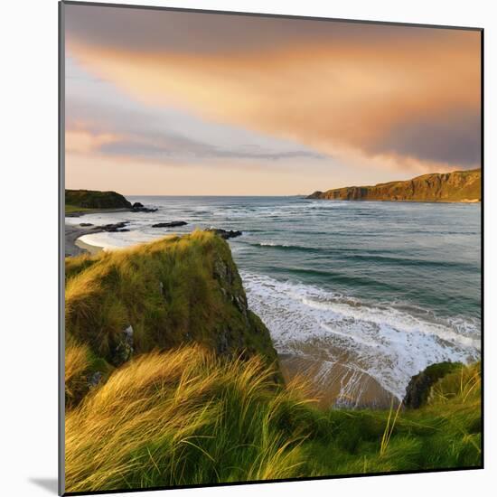 Ireland, Co.Donegal, Inishowen, Doagh beach at dusk-Shaun Egan-Mounted Photographic Print