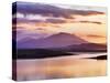 Ireland, Co.Donegal, Mount Errigal and Mulroy bay at sunset-Shaun Egan-Stretched Canvas