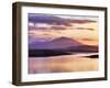 Ireland, Co.Donegal, Mount Errigal and Mulroy bay at sunset-Shaun Egan-Framed Photographic Print