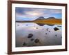 Ireland, Co.Donegal, Mount Errigal  reflected in lake-Shaun Egan-Framed Photographic Print