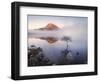 Ireland, Co.Donegal, Mount Errigal reflected in Lough Dunlewey-Shaun Egan-Framed Photographic Print