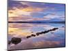 Ireland, Co.Donegal, Mulroy bay, Stepping stones at dusk-Shaun Egan-Mounted Photographic Print