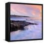 Ireland, Co.Sligo, Mullaghmore, coastline at dusk-Shaun Egan-Framed Stretched Canvas