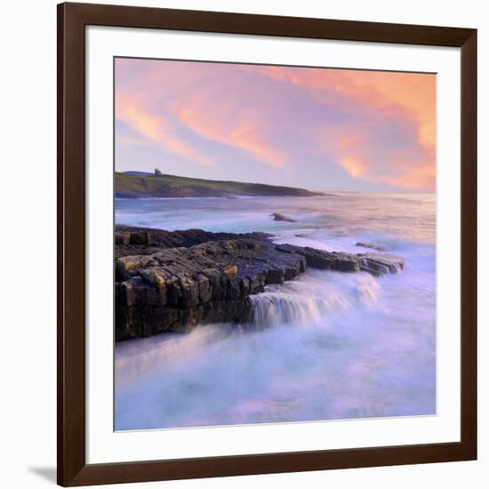 Ireland, Co.Sligo, Mullaghmore, coastline at dusk-Shaun Egan-Framed Photographic Print