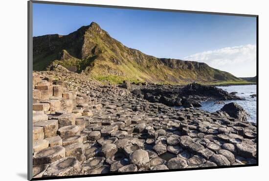 Ireland, County Antrim, Bushmills, Giants Causeway, basalt rock formation-Walter Bibikow-Mounted Photographic Print