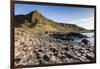 Ireland, County Antrim, Bushmills, Giants Causeway, basalt rock formation-Walter Bibikow-Framed Photographic Print