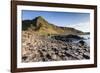 Ireland, County Antrim, Bushmills, Giants Causeway, basalt rock formation-Walter Bibikow-Framed Photographic Print