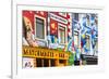 Ireland, County Clare, Lisdonvarna, colorful buildings-Walter Bibikw-Framed Photographic Print