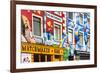 Ireland, County Clare, Lisdonvarna, colorful buildings-Walter Bibikw-Framed Photographic Print