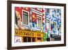 Ireland, County Clare, Lisdonvarna, colorful buildings-Walter Bibikw-Framed Photographic Print