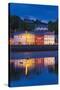 Ireland, County Cork, Bantry, harbor view, evening-Walter Bibikow-Stretched Canvas