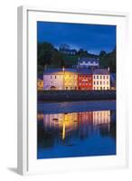 Ireland, County Cork, Bantry, harbor view, evening-Walter Bibikow-Framed Photographic Print