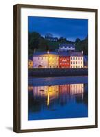 Ireland, County Cork, Bantry, harbor view, evening-Walter Bibikow-Framed Photographic Print