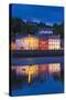 Ireland, County Cork, Bantry, harbor view, evening-Walter Bibikow-Stretched Canvas