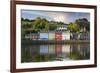 Ireland, County Cork, Bantry, harbor view, sunset-Walter Bibikow-Framed Photographic Print