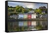 Ireland, County Cork, Bantry, harbor view, sunset-Walter Bibikow-Framed Stretched Canvas