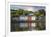 Ireland, County Cork, Bantry, harbor view, sunset-Walter Bibikow-Framed Premium Photographic Print