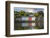 Ireland, County Cork, Bantry, harbor view, sunset-Walter Bibikow-Framed Photographic Print