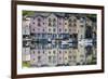 Ireland, County Cork, Bantry, harborfront buildings-Walter Bibikow-Framed Photographic Print