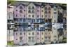 Ireland, County Cork, Bantry, harborfront buildings-Walter Bibikow-Mounted Premium Photographic Print