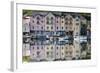 Ireland, County Cork, Bantry, harborfront buildings-Walter Bibikow-Framed Photographic Print