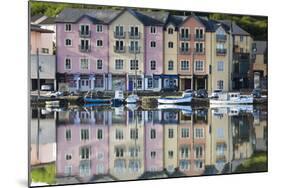 Ireland, County Cork, Bantry, harborfront buildings-Walter Bibikow-Mounted Photographic Print