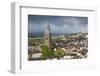 Ireland, County Cork, Cork City, city view with St. Anne's Church, dawn-Walter Bibikow-Framed Photographic Print