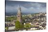 Ireland, County Cork, Cork City, city view with St. Anne's Church, dawn-Walter Bibikow-Stretched Canvas