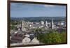 Ireland, County Cork, Cork City, elevated city view from the west-Walter Bibikow-Framed Photographic Print