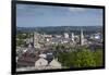 Ireland, County Cork, Cork City, elevated city view from the west-Walter Bibikow-Framed Photographic Print