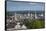 Ireland, County Cork, Cork City, elevated city view from the west-Walter Bibikow-Framed Stretched Canvas