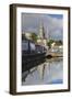 Ireland, County Cork, Cork City, St. Fin Barre's Cathedral seen from the River Lee-Walter Bibikow-Framed Photographic Print